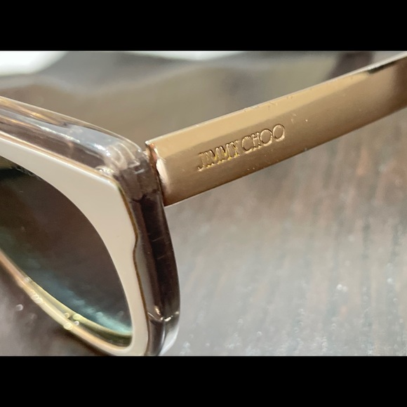 Jimmy Choo CINDY/S Model Cat Eye Style Sunglasses - Picture 3 of 10
